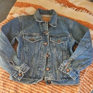 Vintage Petite Calvin Klein Women's Denim Jacket